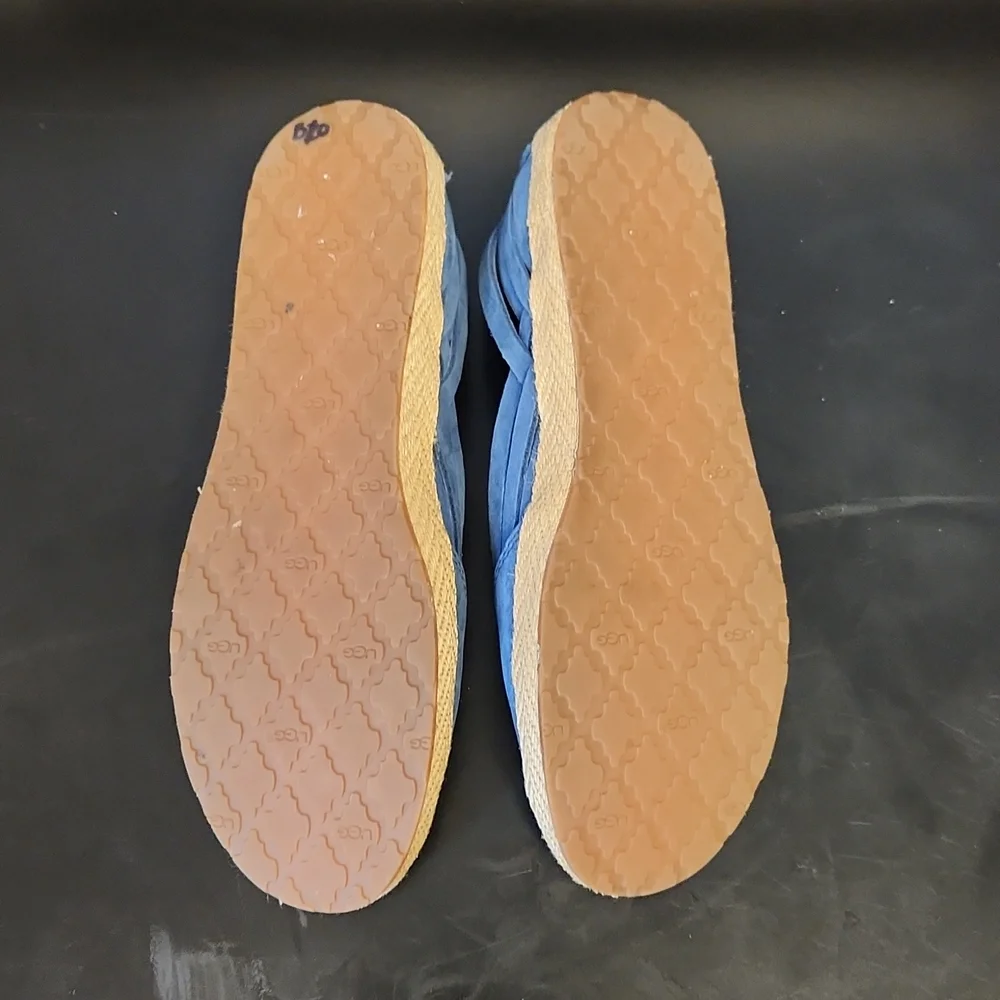 UGG Womens Cicily Slip Ons Navy Nubuck Size 8 - Picture 7 of 7